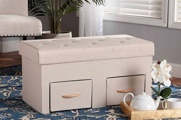 2-Drawer Storage Ottoman Home Decor & Things Are Us