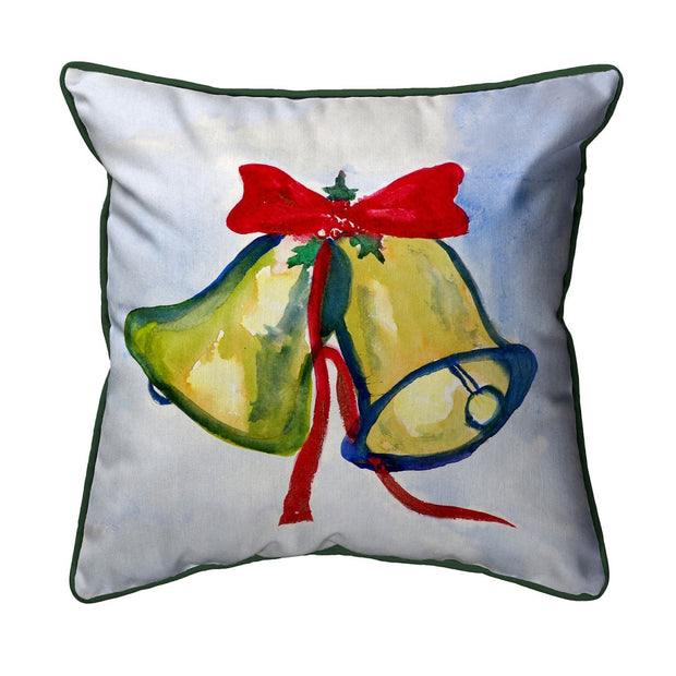 22x22in.ChristmasBellsExtraLargeZipperedPillow - Home Decor & THings Are Us