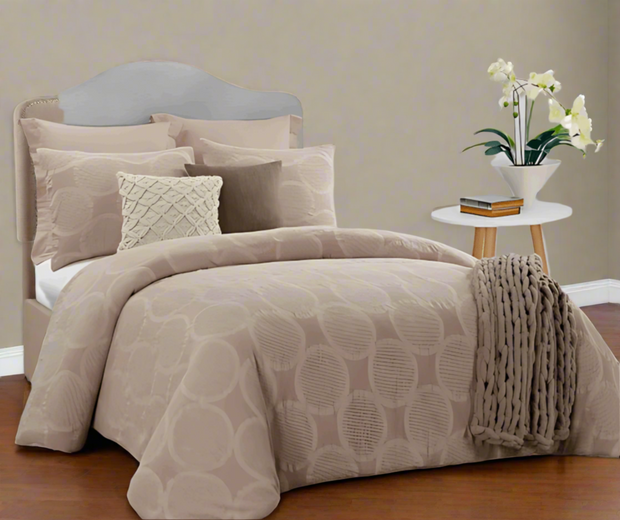 3 Piece Leon Blush Comforter Set - Home Décor & Things Are Us