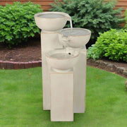 3 Tier Bowls Water Fountain with LED Light - Home Décor & Things Are Us