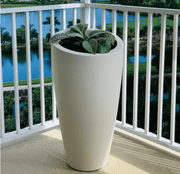 32 in. Modesto Tall Planter White - Home Décor & Things Are Us