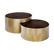 39.5" & 31.25" Round Wood Nesting Coffee Tables - Home Décor & Things Are Us