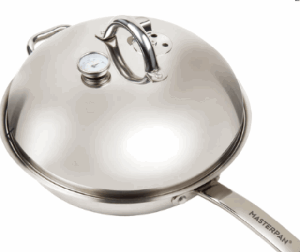 4 - 1 Smoker Wok Stainless Steel Stovetop - Home Décor & Things Are Us