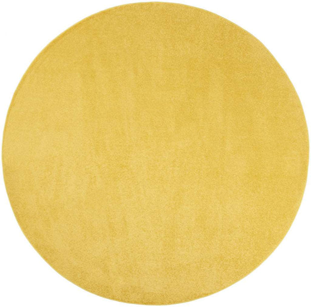 8' X 8' Yellow Round Non Skid Outdoor Area Rug = Home Decor & Things Are Us