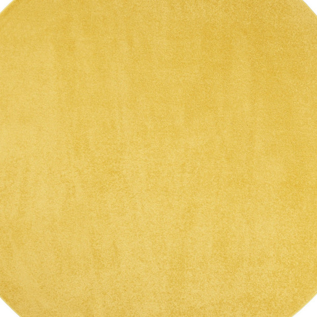 8' X 8' Yellow Round Non Skid Outdoor Area Rug = Home Decor & Things Are Us