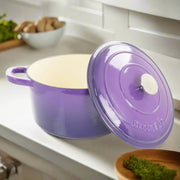 5 qt. Artisan Enameled Cast Iron Dutch Oven with Lid in Lavender - 2 Piece - Home Décor & Things Are Us