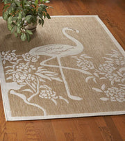 5' X 7' Beige Floral Outdoor Area Rug - Home Décor & Things Are Us