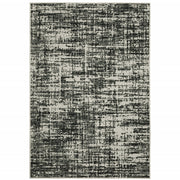 8' X 10' Beige And Black Abstract Stain Resistant Outdoor Area Rug - Home Decor & Things Are Us