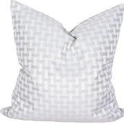 22" X 22" Gray And White Checkered Zippered Pillow - Home Decor & Things Are Us