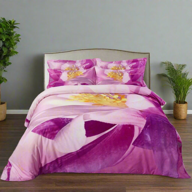 6 - Piece King Luxury Floral Duvet Cover Set - Home Décor & Things Are Us