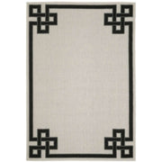 8' X 10' Beige And Black Stain Resistant Outdoor Area Rug - Home Décor & Things Are Us