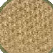 8' X 8' Beige Round Stain Resistant Outdoor Area Rug - Home Décor & Things Are Us