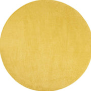 8' X 8' Yellow Round Non Skid Outdoor Area Rug - Home Décor & Things Are Us