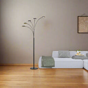 82" Bronze Five Light Led Arc Floor Lamp - Home Décor & Things Are Us