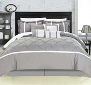 Vermont Comforter Set - Grey - King - 8 Piece = Home Decor & Things Are Us