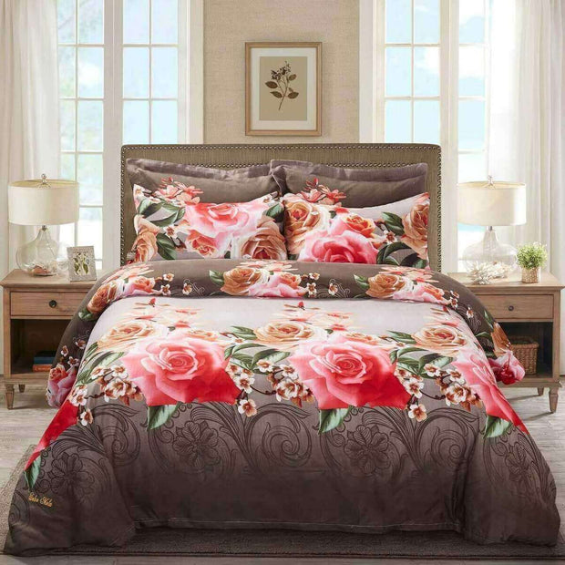 Rose Medley, 6 Piece Duvet Cover Set - Home Décor & Things Are Us