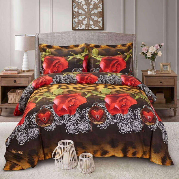 Duvet Cover Set, Queen size Floral Bedding - Home Décor & Things Are Us