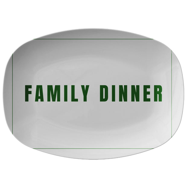 Family Dinner Serving Platter