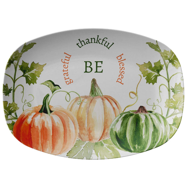 Grateful, Thankful, Blessed Serving Platter - Home Décor & Things Are Us