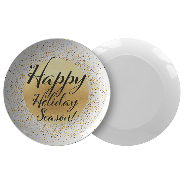 Happy Holiday Season Dinner Plates - Home Décor & Things Are Us