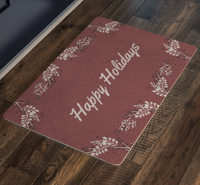Happy Holidays Door Mat2 - Home Décor & Things Are Us