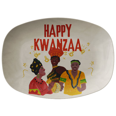 Happy Kwanzaa Serving Platter