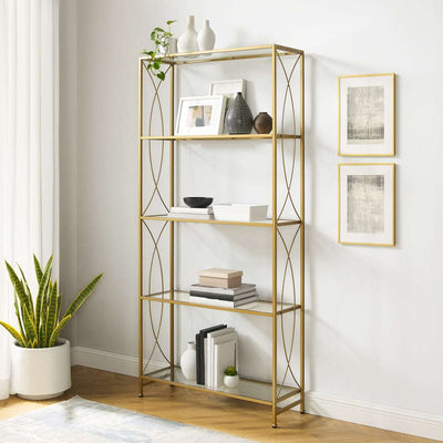 Helena Etagere Bookshelf, Gold = Home Decor & Things Are Us