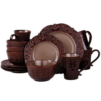 Salia Stoneware Dinnerware Set - 16 Piece - Home Décor & Things Are Us