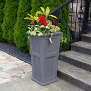 Tall Cape Cod Planter, Graphite Gray - Home Décor & Things Are Us