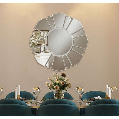 Evalyn Round Modern Accent Mirror - Home Décor & Things Are Us