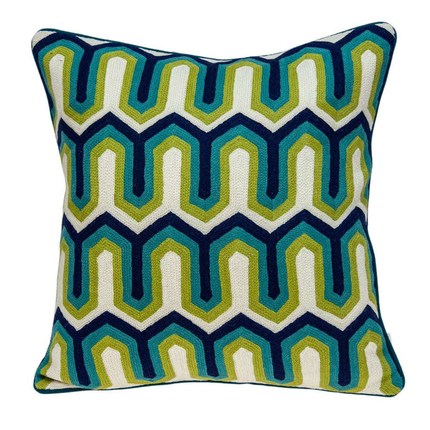 Parkland Collection Monte Multi Color Square Pillow Cover - Home Décor & Things Are Us