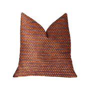 Plutus Roseate Luxury Double Sided Throw Pillow - Apricot