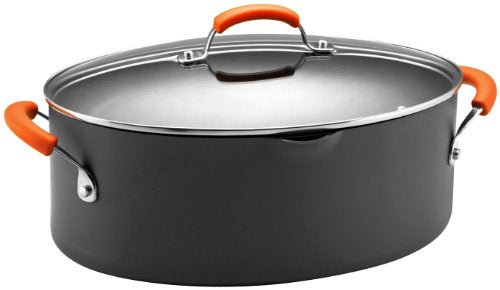 Rachael Ray Quart Nonstick Dishwasher Safe Covered Oval Pot