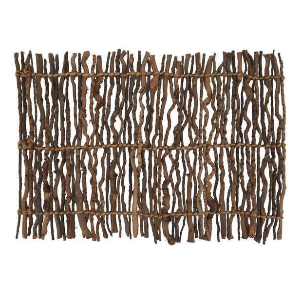 Oblong Coconut Twig Placemats Natural - Set of 4 - Home Décor & Things Are Us