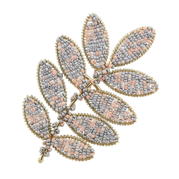 beaded-napkin-rings-with-leaf-design-set-of-4