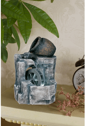 Pottery Stoney Tabletop Water Fountain - Home Décor & Things Are Us