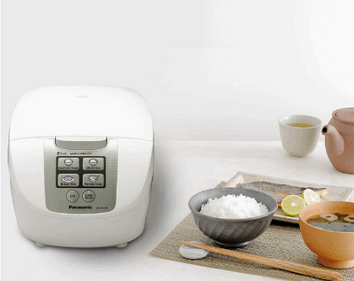 Panasonic 10 Cup (Uncooked) Rice Cooker with Fuzzy Logic and One-Touch Rice Cooker – 1.8 Liter - Home Décor & Things Are Us