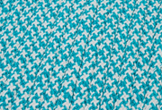 Houndstooth Pouf, Turquoise - Home Décor & Things Are Us