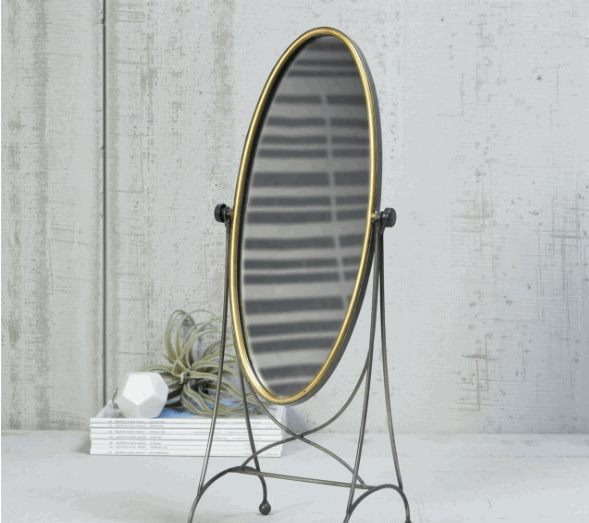 Oval Floor Mirror