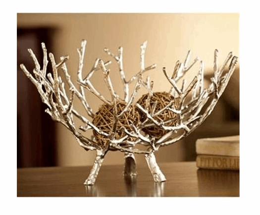 San Pacific Twig Bowl - Cast Iron - Home Décor & Things Are Us