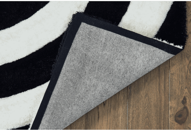 Finesse Pinnacle Black Rectangle Oversize Rug - Home Décor & Things Are Us