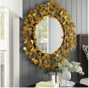 Soleil Butterfly Accent Wall Mirror