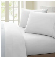 Egyptian Cotton 1000 Thread Count Solid Sheet Set King-White