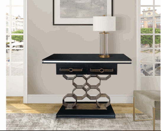 Honeycomb Base Console Table - Home Decor & Things Are Us