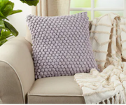 saro-cotton-down-filling-throw-pillow-with-crochet-pom-pom-design-lavender