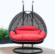 Hanging 2 Person Egg Swing Chair Red - Home Decor & THings Are Us