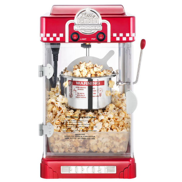 Red Little Bambino Table Top Retro Machine Popcorn Popper - 2.5 oz