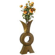 Galvanized Gold Metal Floor Vase  - Home Decor & Things Are Us