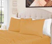 Egyptian Cotton 1500 Thread Count Solid Sheet Set King-Gold - Home Decor & Things Are Us