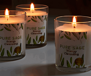 Pure Sage Smudge Candles - Set of 4 for House Energy Cleansing - Home Decor & Things Are Us